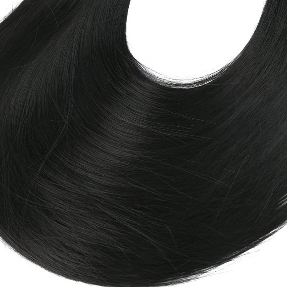 ✨24” #1 BLACK FULL HEAD UPART  1 PEICE CLIPINS NEW main image 5